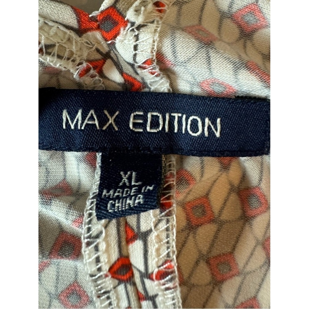 Womens Bohemian Dress Size XL Beachy Coastal Resort Tropical Vacation - Picture 4 of 6